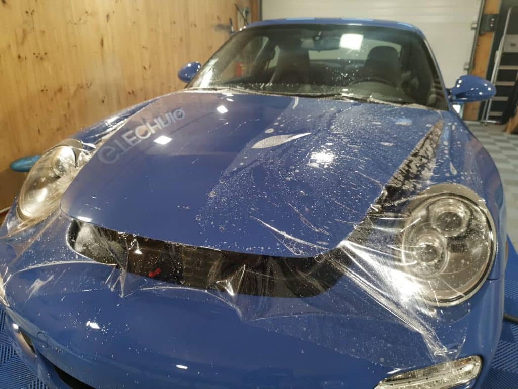 Porsche-Carrerra-Bleu-4-1024×768 Porsche Carrera 997 : Double protection Sunteck et Gtechniq - Rectif'Cars - Bassin d'Arcachon (33)