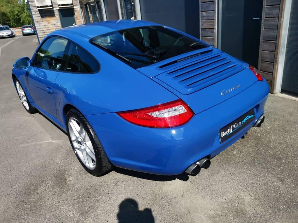 Porsche-Carrerra-Bleu-8-1024×768 Porsche Carrera 997 : Double protection Sunteck et Gtechniq - Rectif'Cars - Bassin d'Arcachon (33)